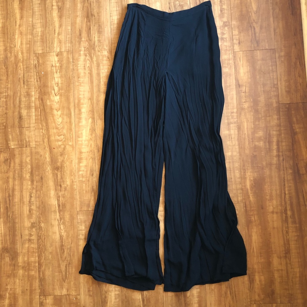 High waisted chiffon dress slacks